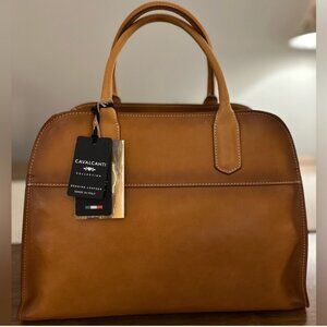 CAVALCANTI  - MADE IN ITALY - IN COLOR Cuoio - TOP HANDLE SATCHEL
